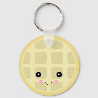 kawaii cute waffle key ring