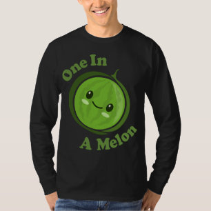 Kawaii Cute Watermelon One In A Melon Funny Fruit  T-Shirt