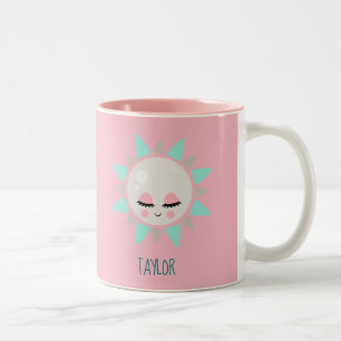 Kawaii Cuteness Sunshine Two-Tone Coffee Mug