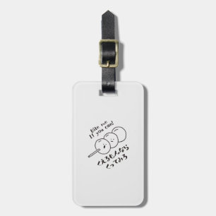 Kawaii Dango Japanese Food Luggage Tag