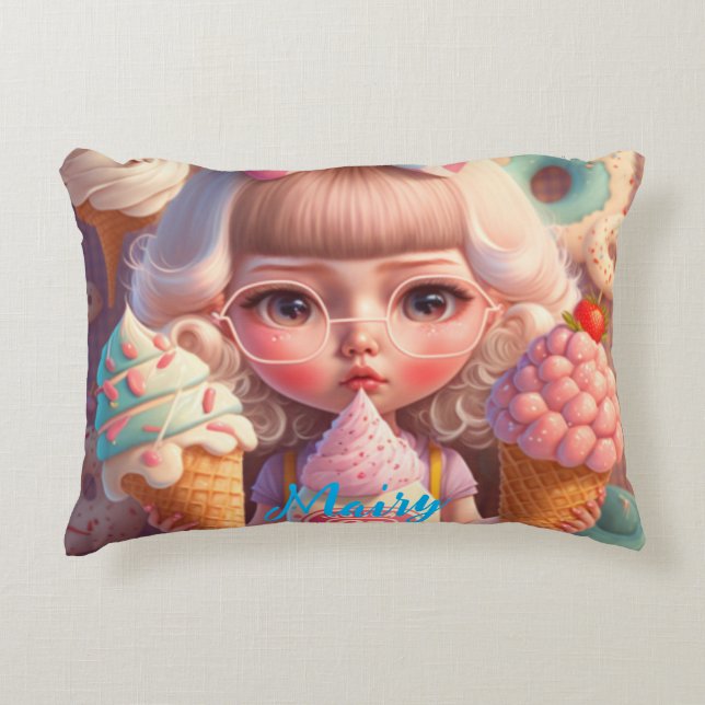 Kawaii    decorative cushion (Front)