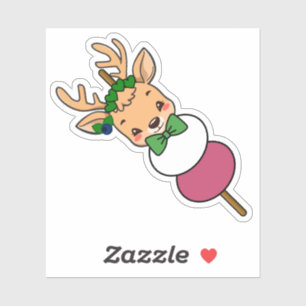 Kawaii Deer Dango Skewer - Cute Japanese Food Anim