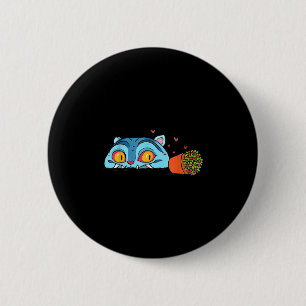 Kawaii Demon Cat Funny Anime Otaku Japanese 6 Cm Round Badge