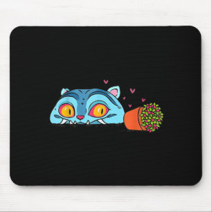 Kawaii Demon Cat Funny Anime Otaku Japanese Mouse Pad