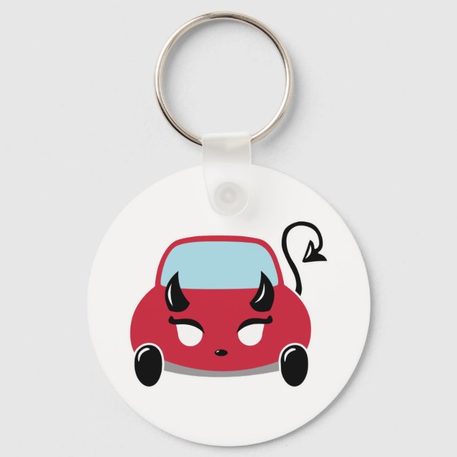 Kawaii Devil Car Key Ring (Front)