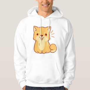 Kawaii dog Shiba   Hoodie