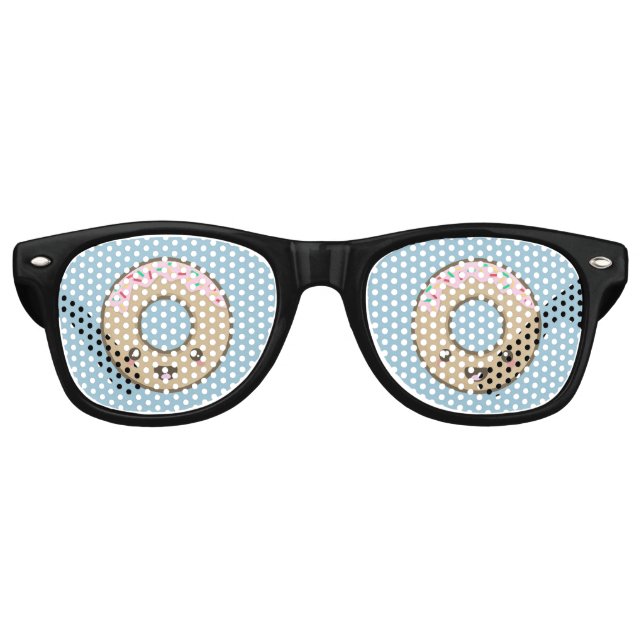 Kawaii doughnut retro sunglasses (Front)