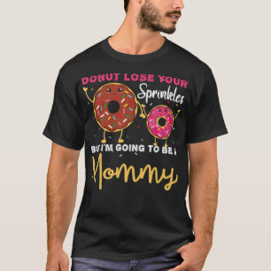 Kawaii Doughnut Sprinkles Mummy Baby Gender sweets T-Shirt
