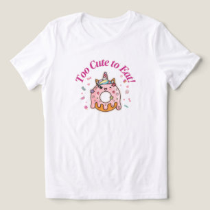 Kawaii Doughnut T-Shirt for Women Tri-Blend Shirt