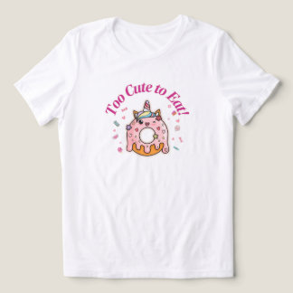 Kawaii Doughnut T-Shirt for Women Tri-Blend Shirt