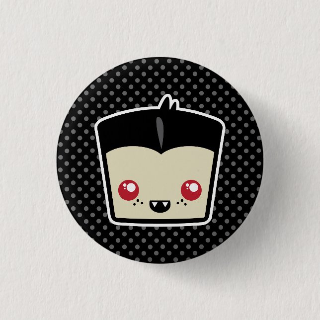 Kawaii Dracula Button (Front)