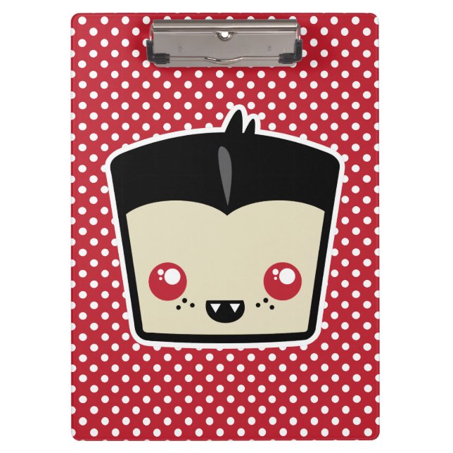 Kawaii Dracula Clip Board (Front)