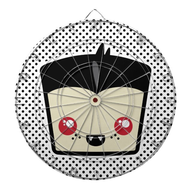 Kawaii Dracula Dart Board (Front)