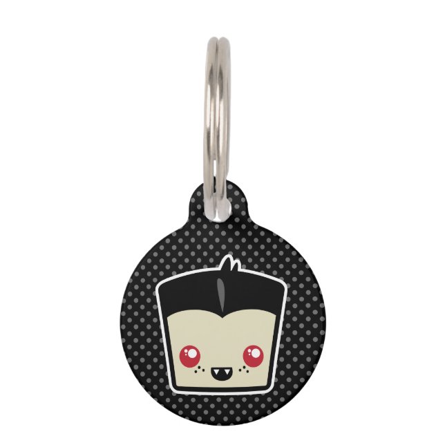 Kawaii Dracula Dog Tag (Front)