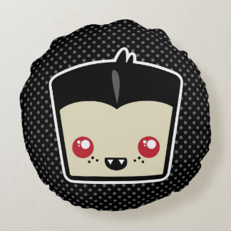 Kawaii Dracula Round Pillow