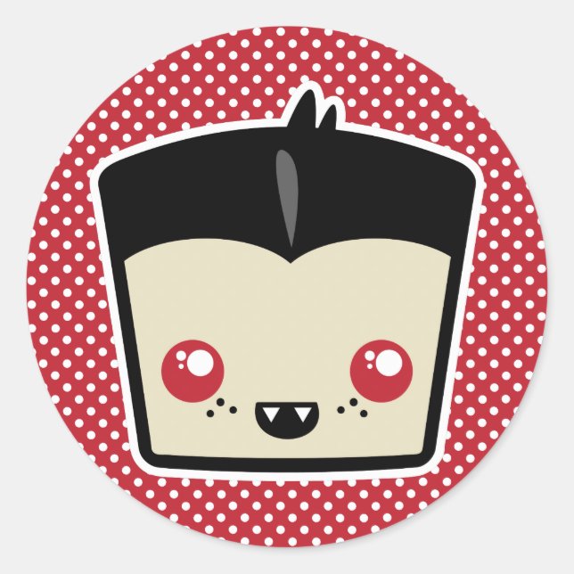 Kawaii Dracula Stickers (Front)