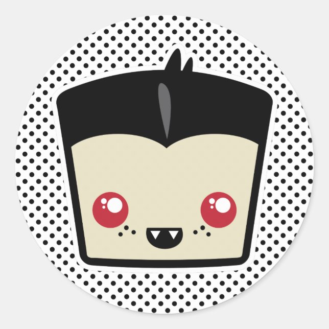 Kawaii Dracula Stickers (Front)