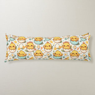 Kawaii Easter Chick Body Pillow