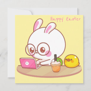 Kawaii Easter Holiday Card