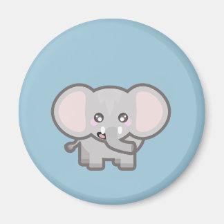 Kawaii elephant magnet