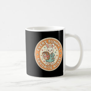 Kawaii every bunnys favourite nurse cute easter coffee mug