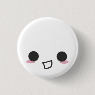 Kawaii Faces 3 Cm Round Badge