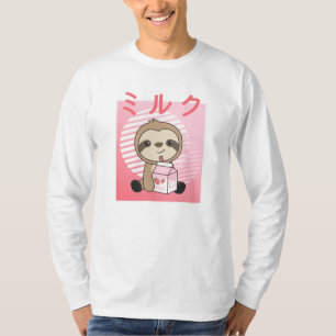 Kawaii Fault Retro Japanese Strawberry Milkshake T-Shirt