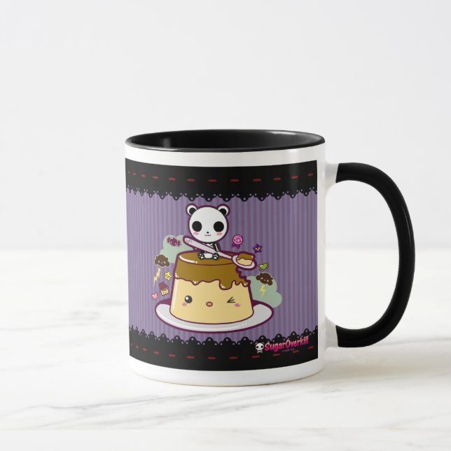 Kawaii Flan Attacked! Mug (Right)