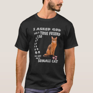Kawaii Fox Cat Kitten Saying Mum Dad Print, Cute S T-Shirt