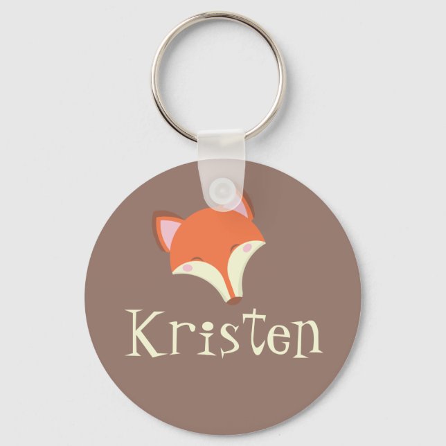 Kawaii Fox Key Ring (Front)