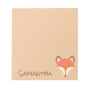 "Kawaii Fox" Notepad