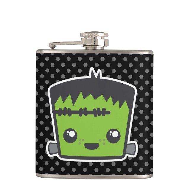 Kawaii Frankenstein Flask (Front)