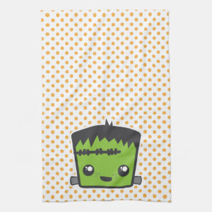Kawaii Frankenstein Kitchen Towel