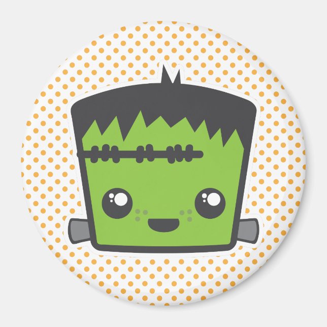 Kawaii Frankenstein Magnet (Front)