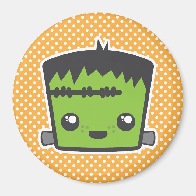 Kawaii Frankenstein Magnet (Front)