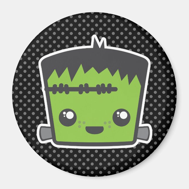Kawaii Frankenstein Magnet (Front)