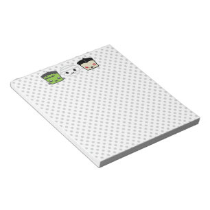 Kawaii Frankenstein Mummy Dracula Notepad