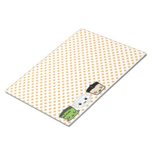 Kawaii Frankenstein Mummy Dracula Notepad