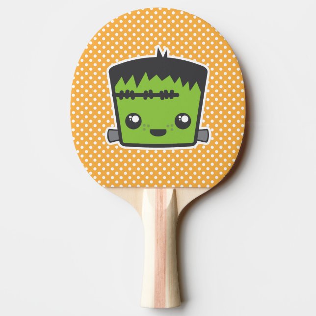 Kawaii Frankenstein Ping Pong Paddle (Back)