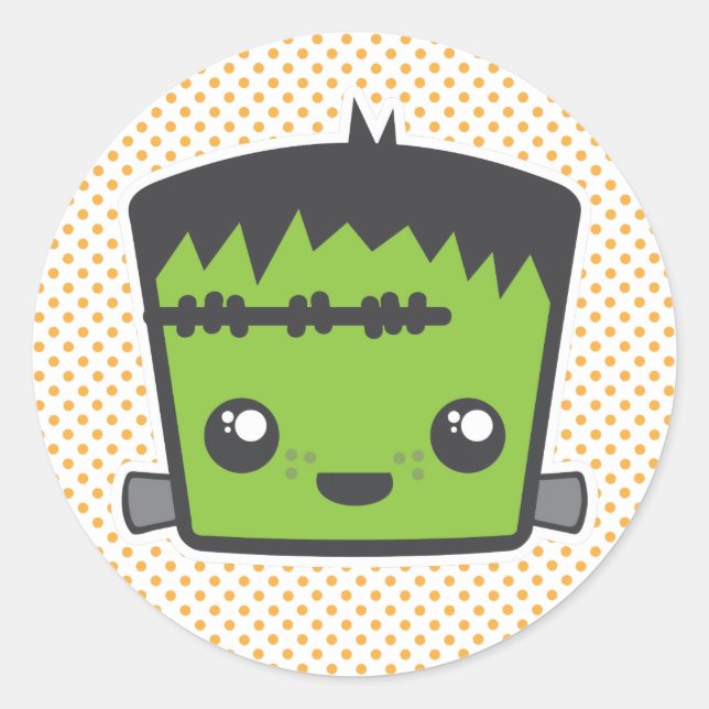 Kawaii Frankenstein Stickers (Front)