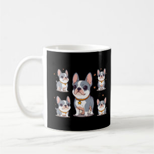 Kawaii French Bulldog Frenchie Moods Tri-Blend Shi Coffee Mug