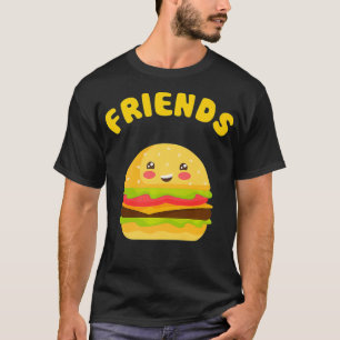 Kawaii Fries Burger 22 BFF Best Friends Matchi T-Shirt