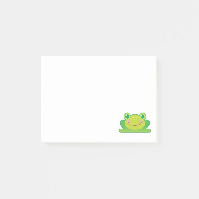 Kawaii frog post-it notes (Front)