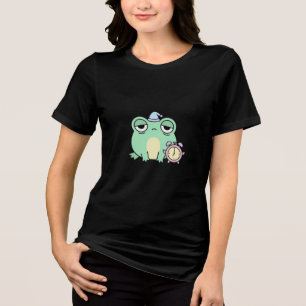 Kawaii Frog Wake Up Tri-Blend Shirt