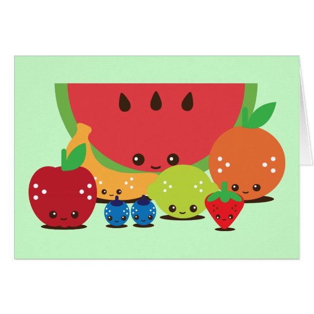Kawaii Fruit Group (Front Horizontal)