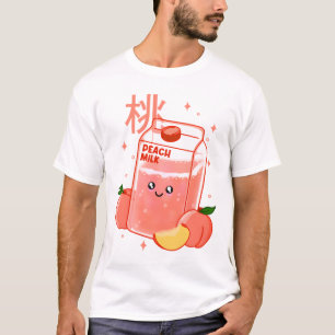Kawaii Fruity Peach Milk  T-Shirt