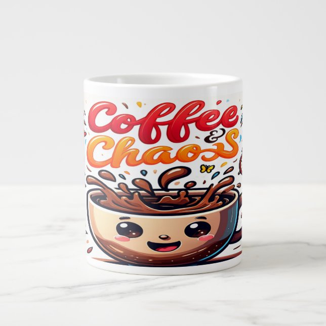 Kawaii Funny Coffee Mug | Ideal Gift for (Front)