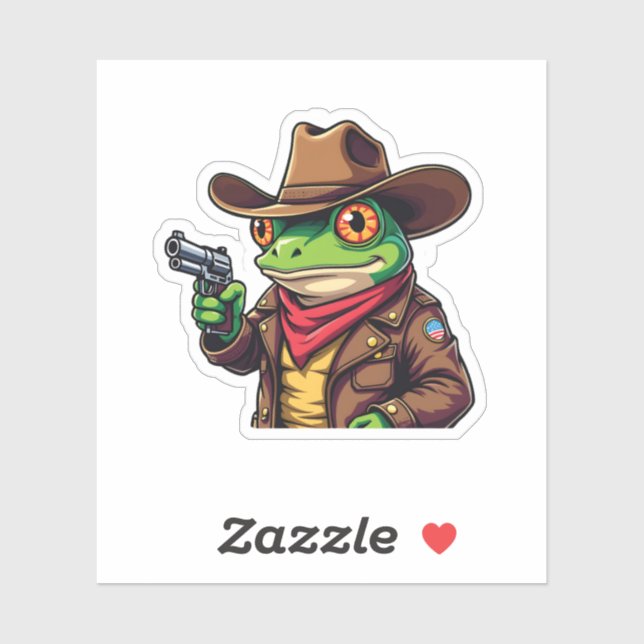 Kawaii Funny Cowboy Western Frog Lovers (Sheet)