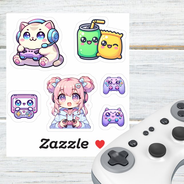 Kawaii Gaming Sticker Pack (Creator Uploaded)