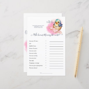 Kawaii Gecko Lizard Egg Baby Shower Mummy Game